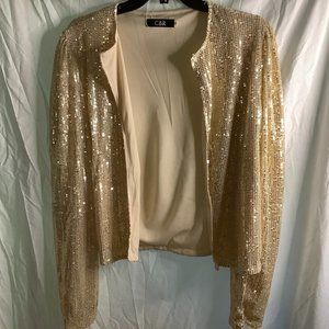 Champagne Sequin Jacket